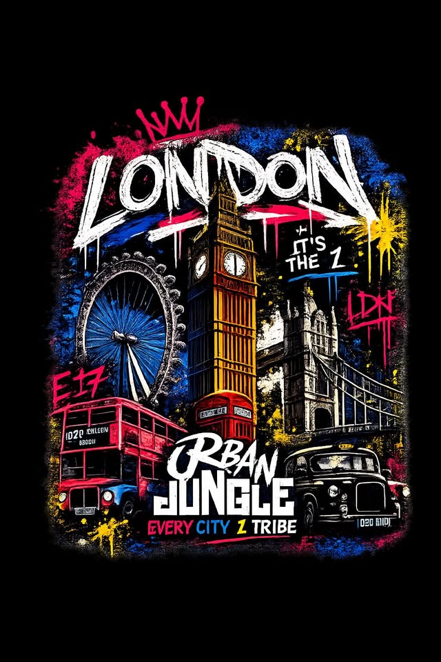 Urban Jungle Graffiti Collection London visual
